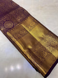 Pure zari handloom Kanjeevaram silk saree- Silk mark certified- PS2463