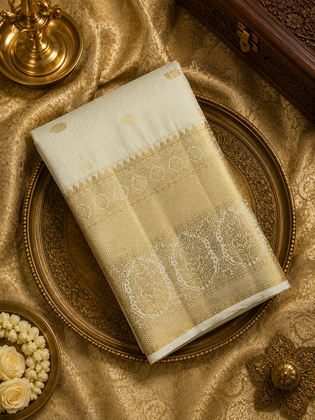 Premium Semi Kanchipuram Silk Saree
