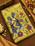 Premium Soft Chinnon Saree With Embroidery - 901982