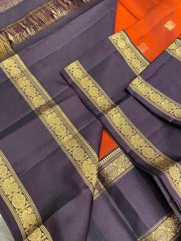 Pure handloom Kanjeevaram silk mark certified saree✨