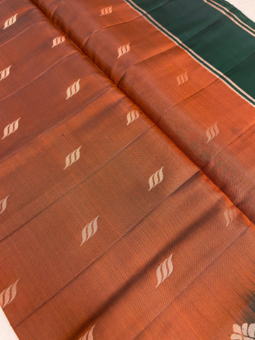 Half Mix Kanjeevaram Soft Silk Saree