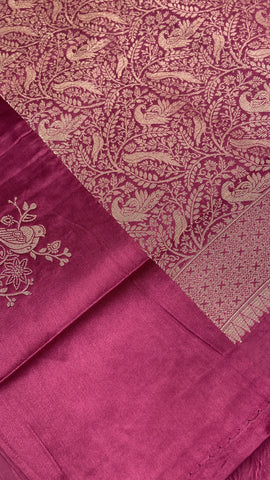 Premium crepe satin silk saree
