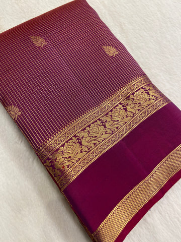 Half Mix Kanjeevaram Silk Saree