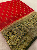 Premium Crush Georgette Saree -902138