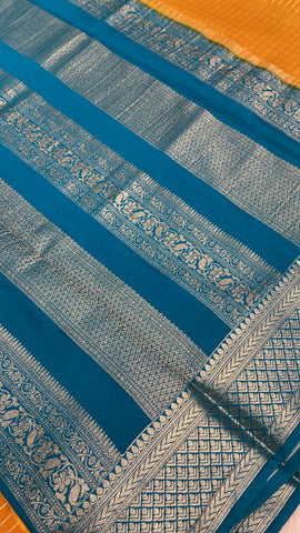 Pure Mix Crepe Mysore Silke Saree ✨