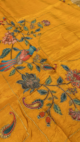 Premium Viscose Banarasi Saree With Work
