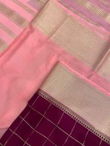 Pure Mix Crepe Mysore Silke Saree ✨