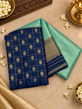 Premium Bridal Semi Kanchipuram Silk Saree -902334
