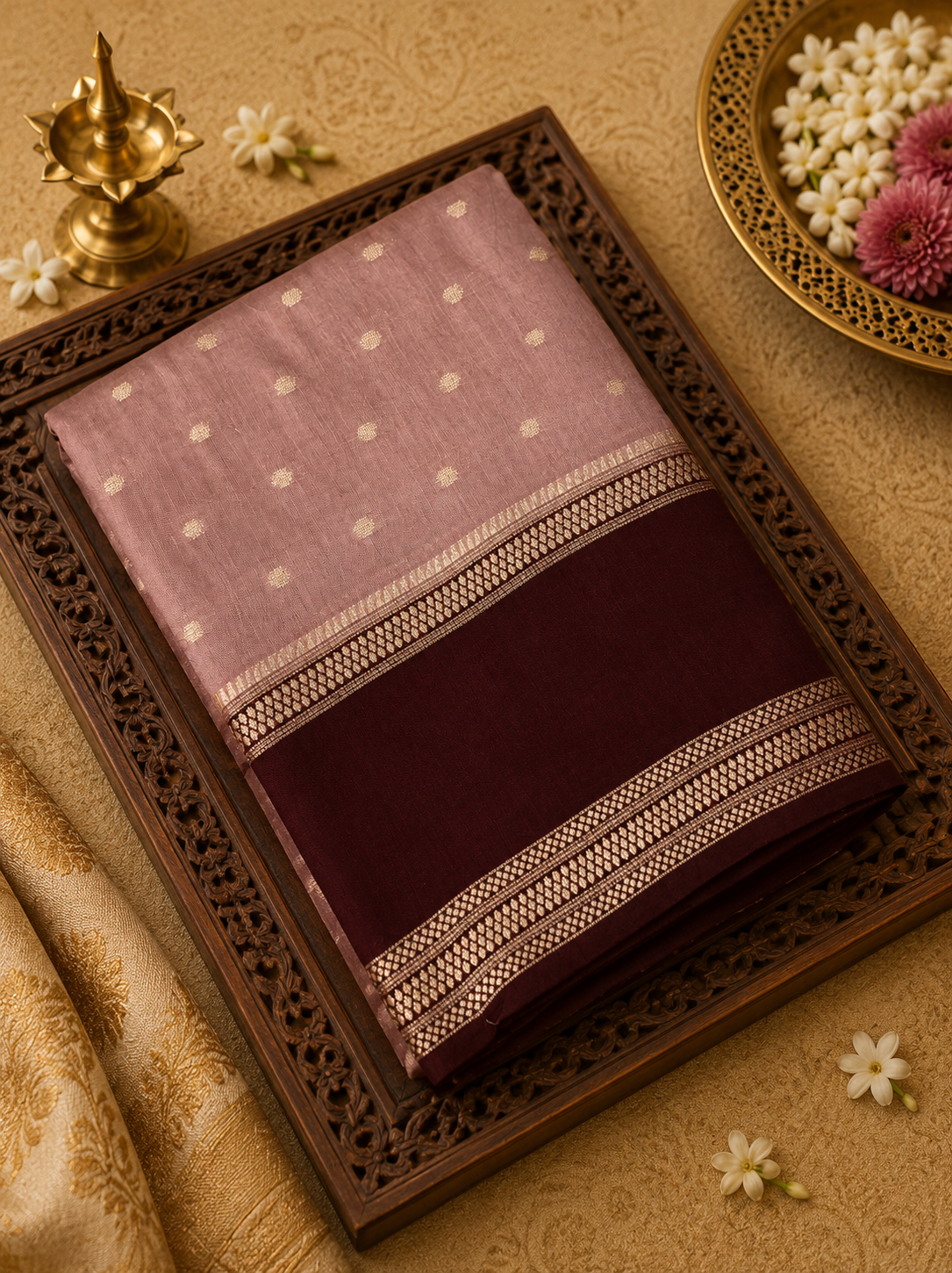 Premium Semi Chanderi Saree