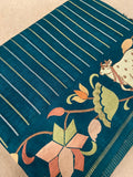 Pure Tassar Saree With Embroidery - 901997