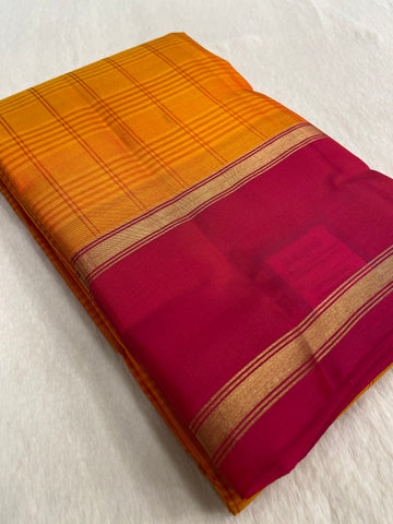 Pure mix Kanjeevaram soft silk saree