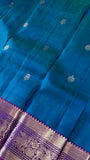 Pure 1G gold zari handloom Kanjeevaram Silk Saree- Silk mark certified- PS2401