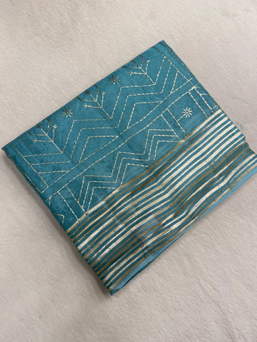 Premium Organza With Embroidery Saree