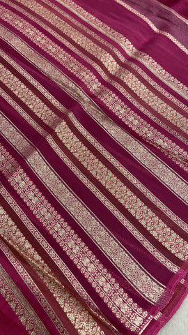 Pure Chinnon Saree🩷