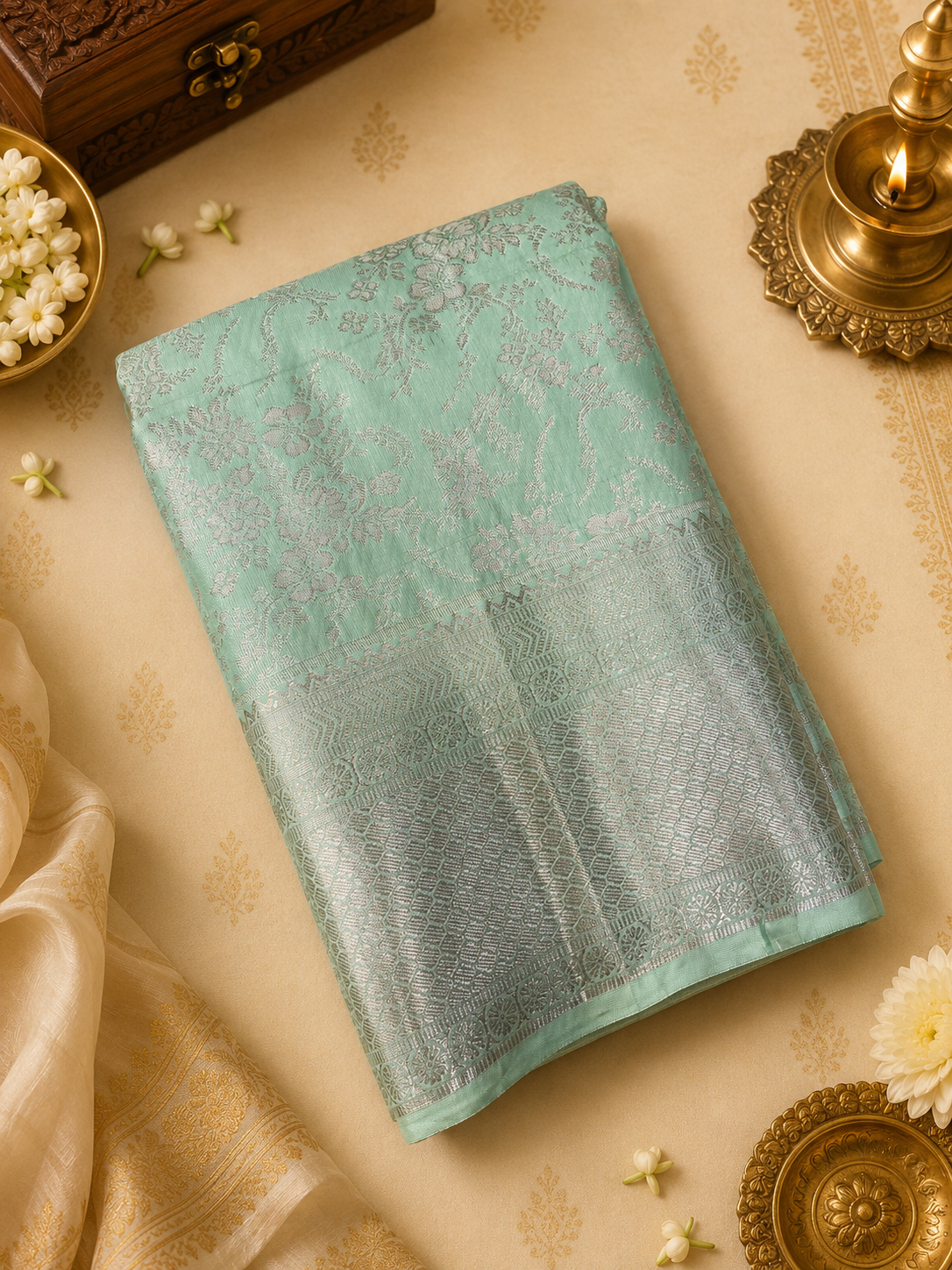 Premium Semi Kanchipuram Silk Saree
