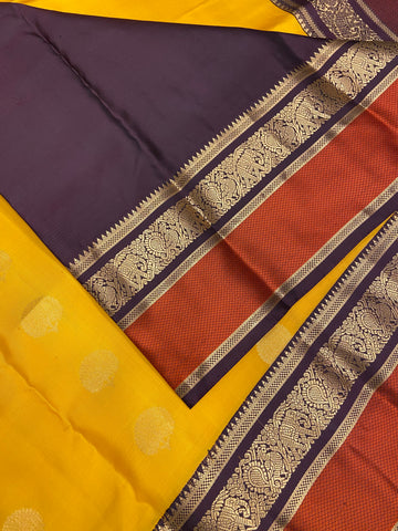 Pure Kanjeevaram silk mark certified saree