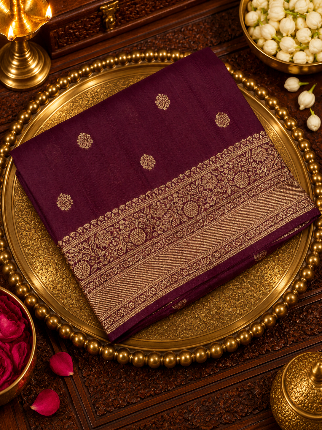 Premium Tassar Silk Saree - 902907