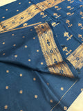 Premium Quality Tussar Saree in Paithani Weaves💙