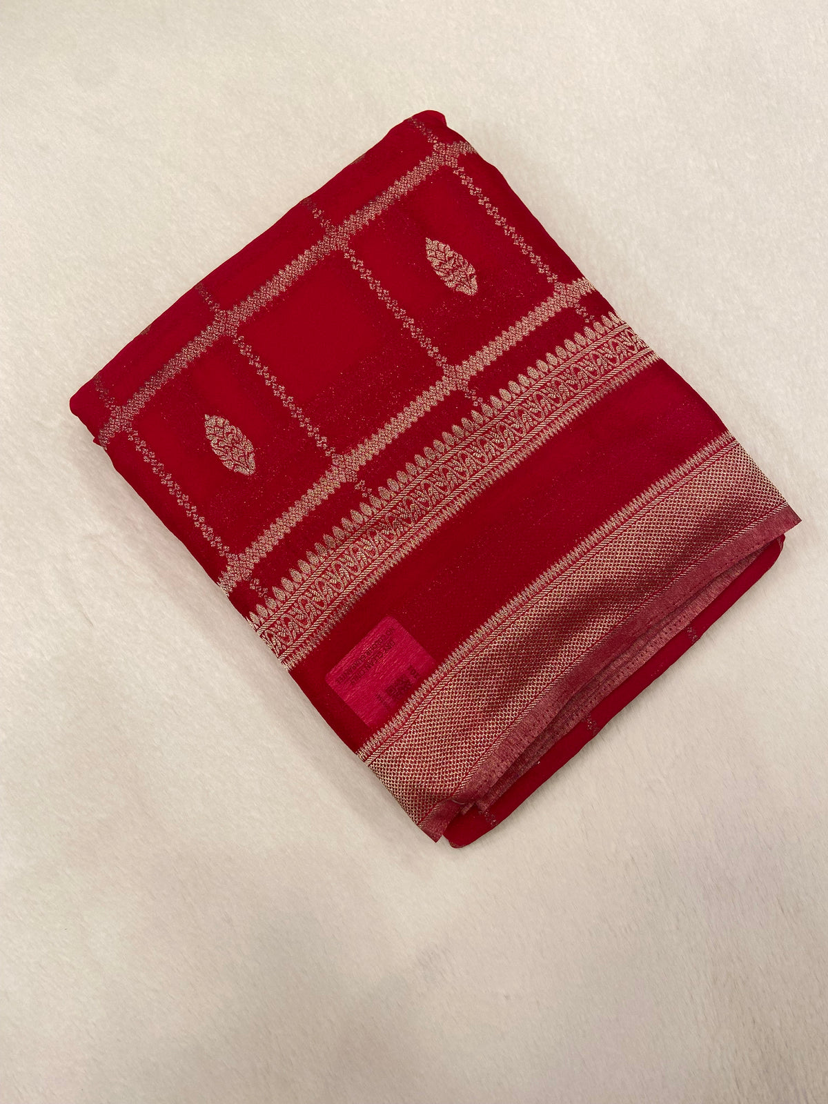 Premium wrinkle Georgette (Pink)