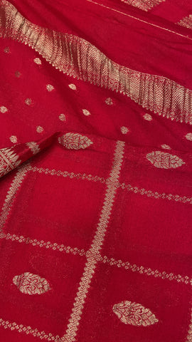 Premium wrinkle Georgette (Pink)