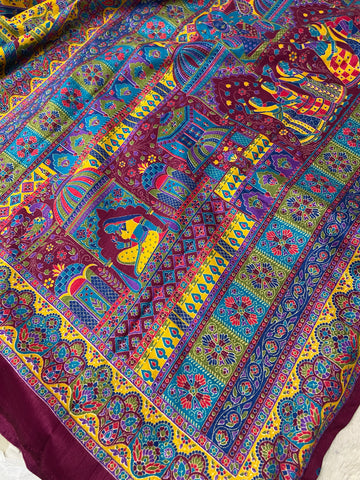 Premium Pashmina Silk Saree