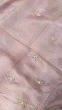Designer cocktail organza saree