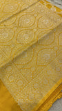 Premium Banarasi Crepe Satin Silk Saree -902860