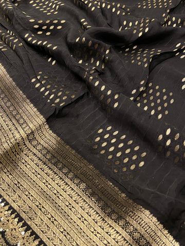 Pure Chinnon Saree