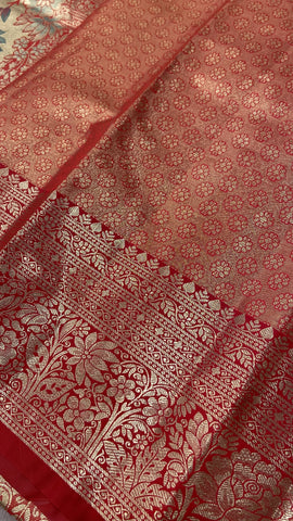 Bridal Semi Tissue Silk Saree