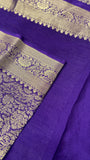 Premium Semi Mysore Silk Saree Brocade Design - 902139