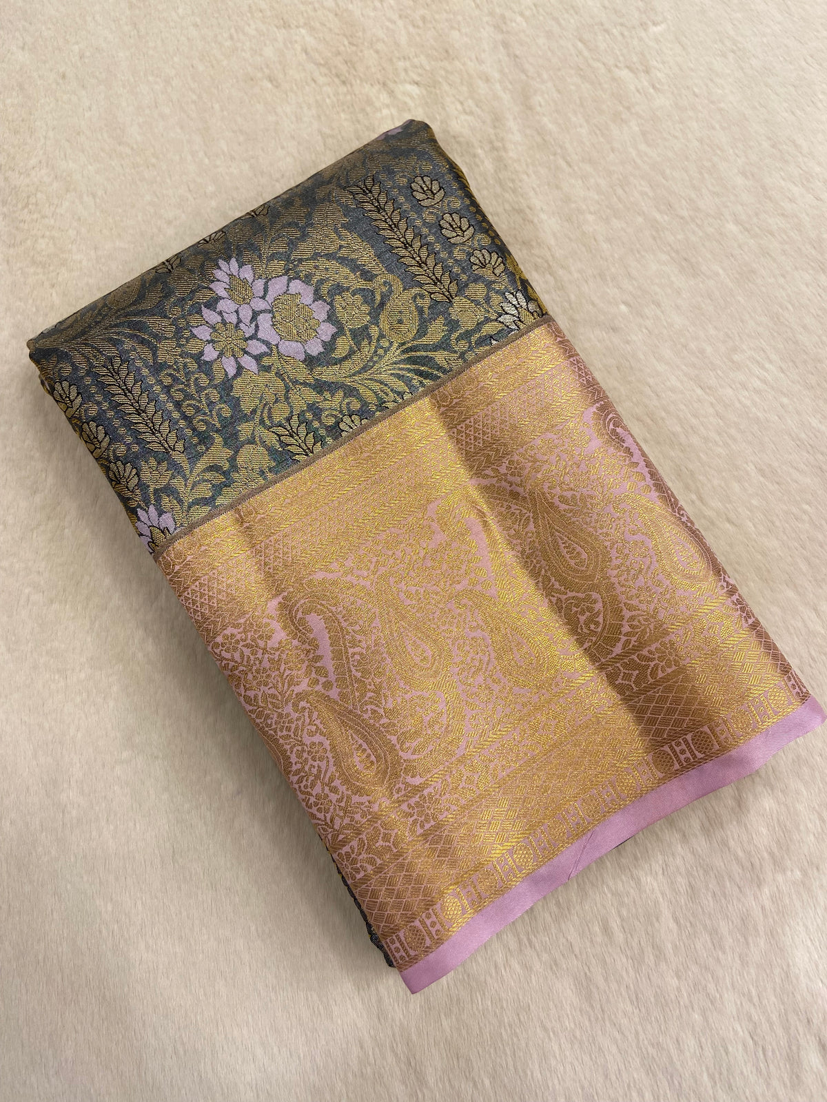 Bridal Tissue Semi Silk Saree