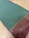 Pure crepe khaddi Banarasi saree- Silk mark certified- GS