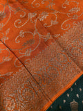 Pure mix crepe silk saree