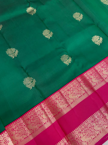 Pure Kanjeevaram silk mark certified saree