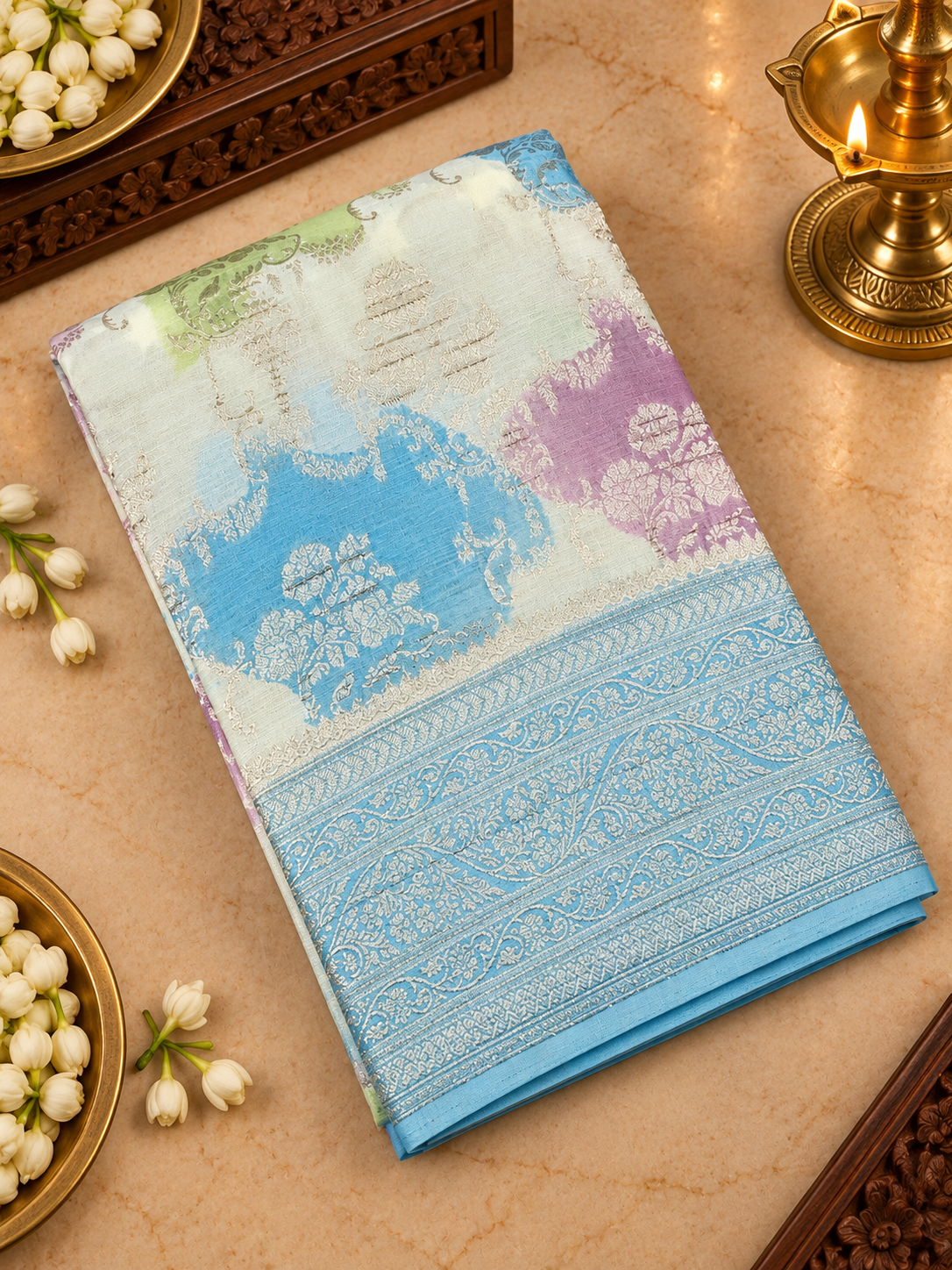 Premium Rangkat Crush Georgette Saree - 902055