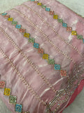 Premium Crush Organza Saree💗