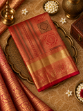 Premium Semi Kanchipuram Silk Saree♥️