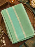 Pure Chinnon Saree- 902217 Light pastel green