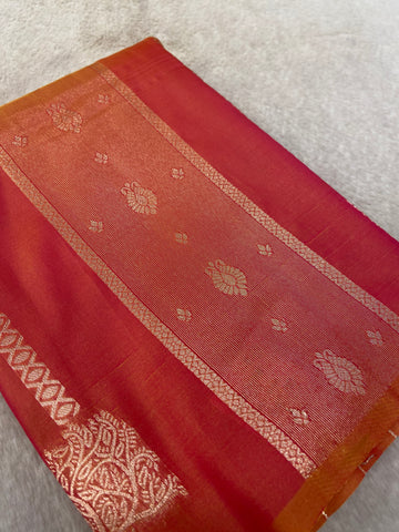 Semi Kanchipuram Silk Saree🦚