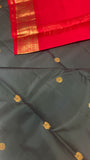 Pure Kanjeevaram Silk Saree - Bottle green