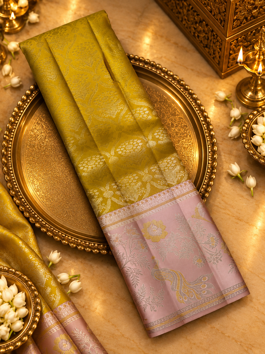 Pure Kanjeevaram Silk Saree- Silk mark certified- PS2368
