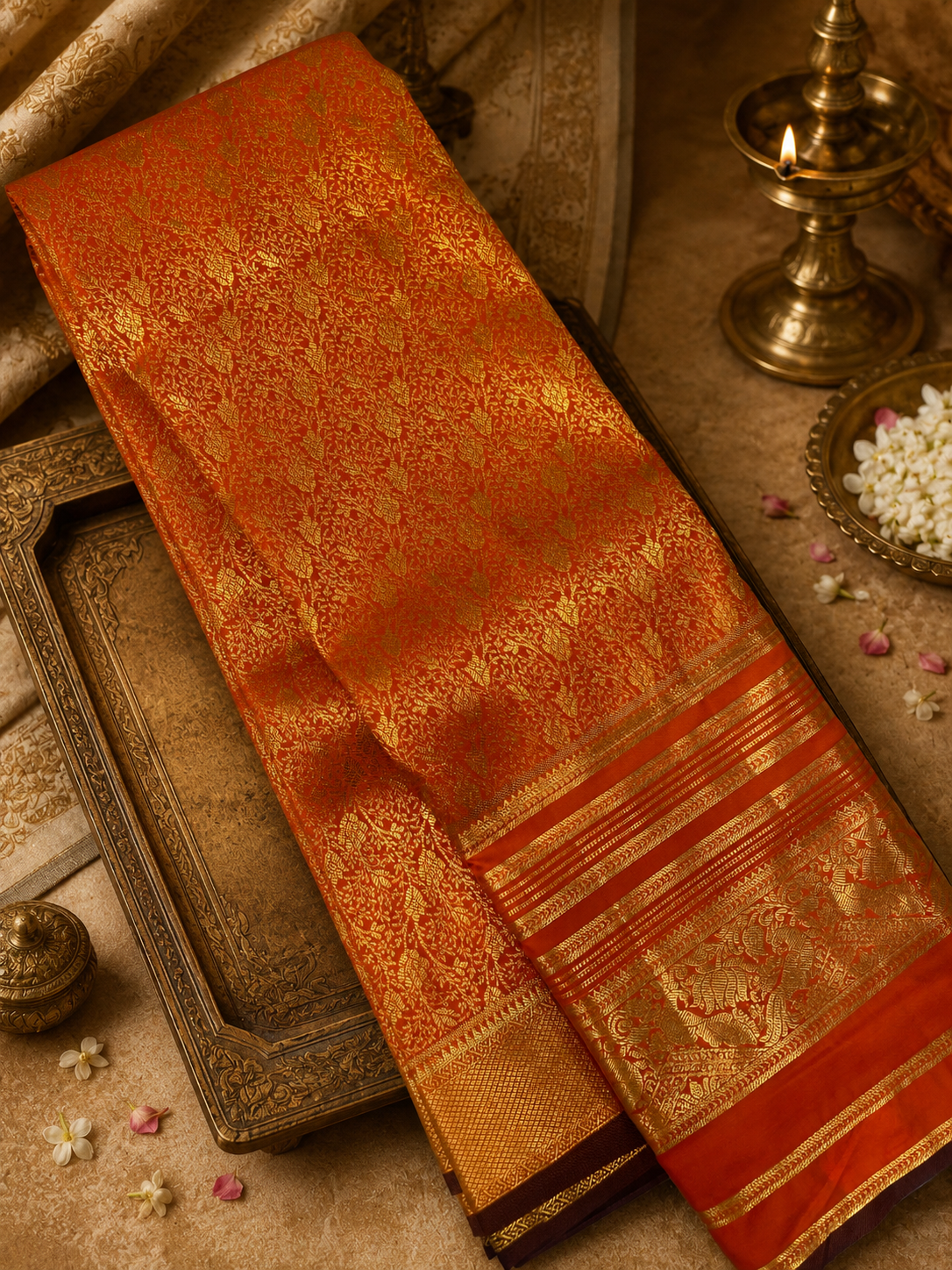 Premium Semi Kanchipuram Silk Saree