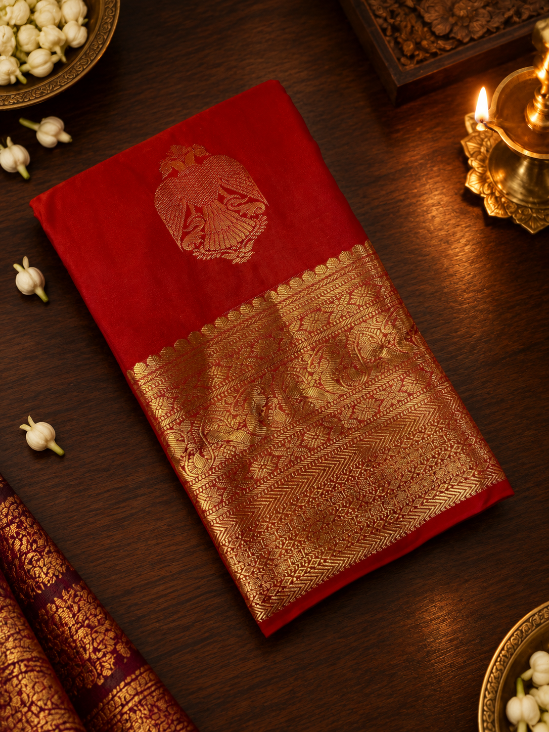 Premium Semi Kanchipuram Silk Saree