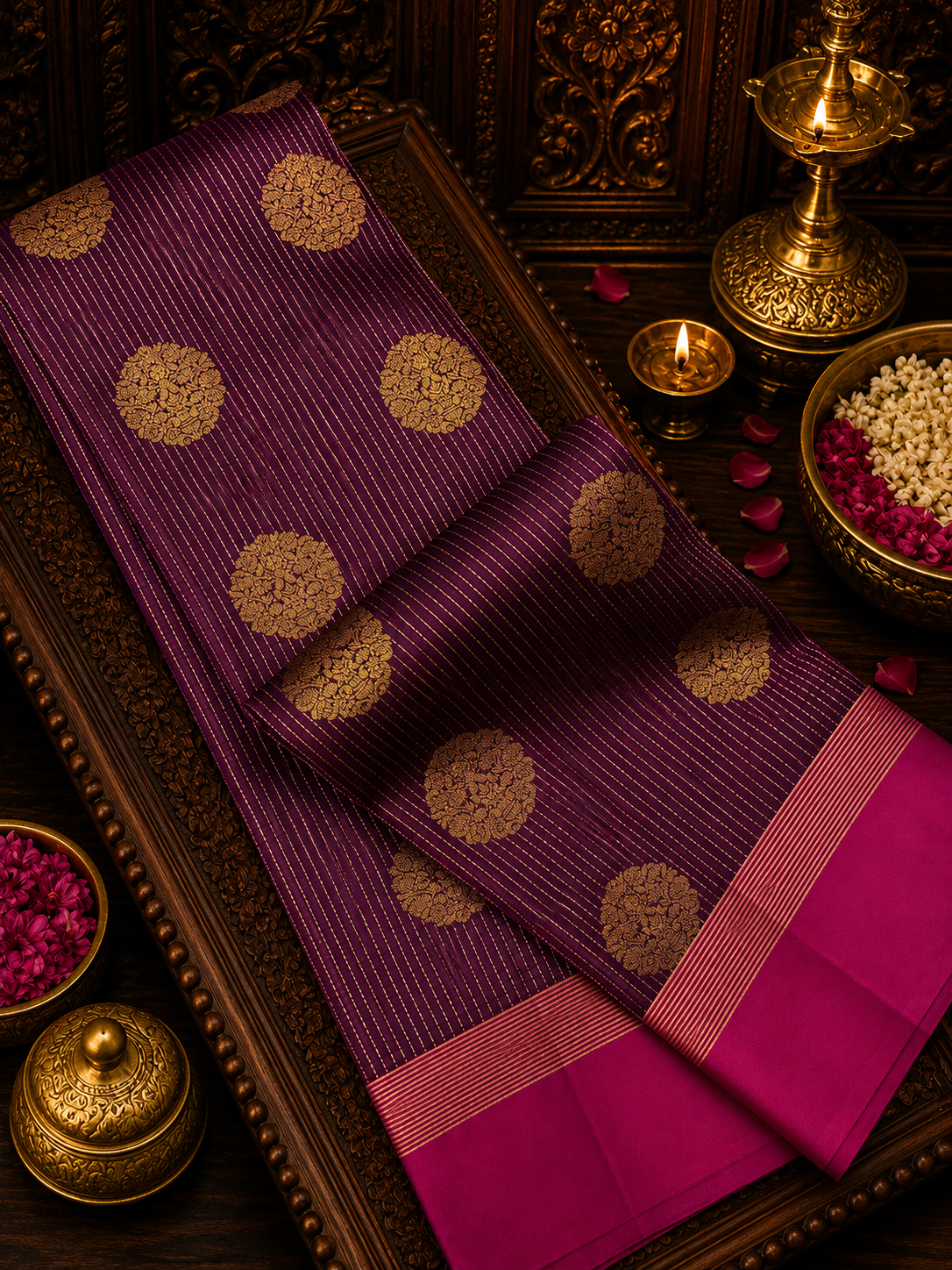 Pure Kanjeevaram Silk Saree