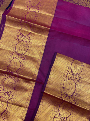 Pure Handloom Kanjeevaram Silk Mark Certified Saree