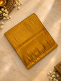 Premium quality semi tissue kanjeevaram silk saree- 902695 Goldenish yellow