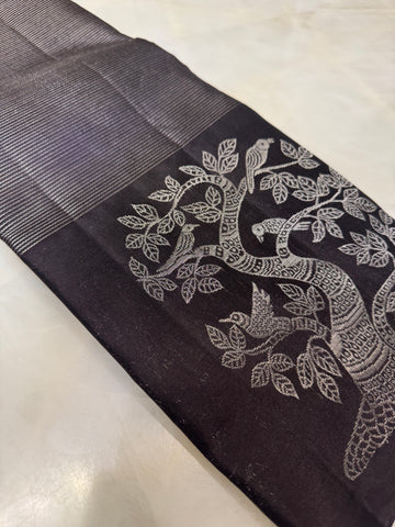 Pure zari handloom Kanjeevaram silk mark certified saree