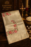 Tissue Bridal Semi Silk With Swarovski Work