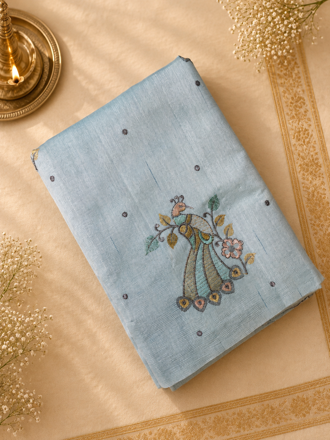 Premium Butter Silk Saree With Zari Work