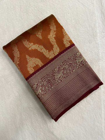 Premium Semi Kanchipuram Silk Saree